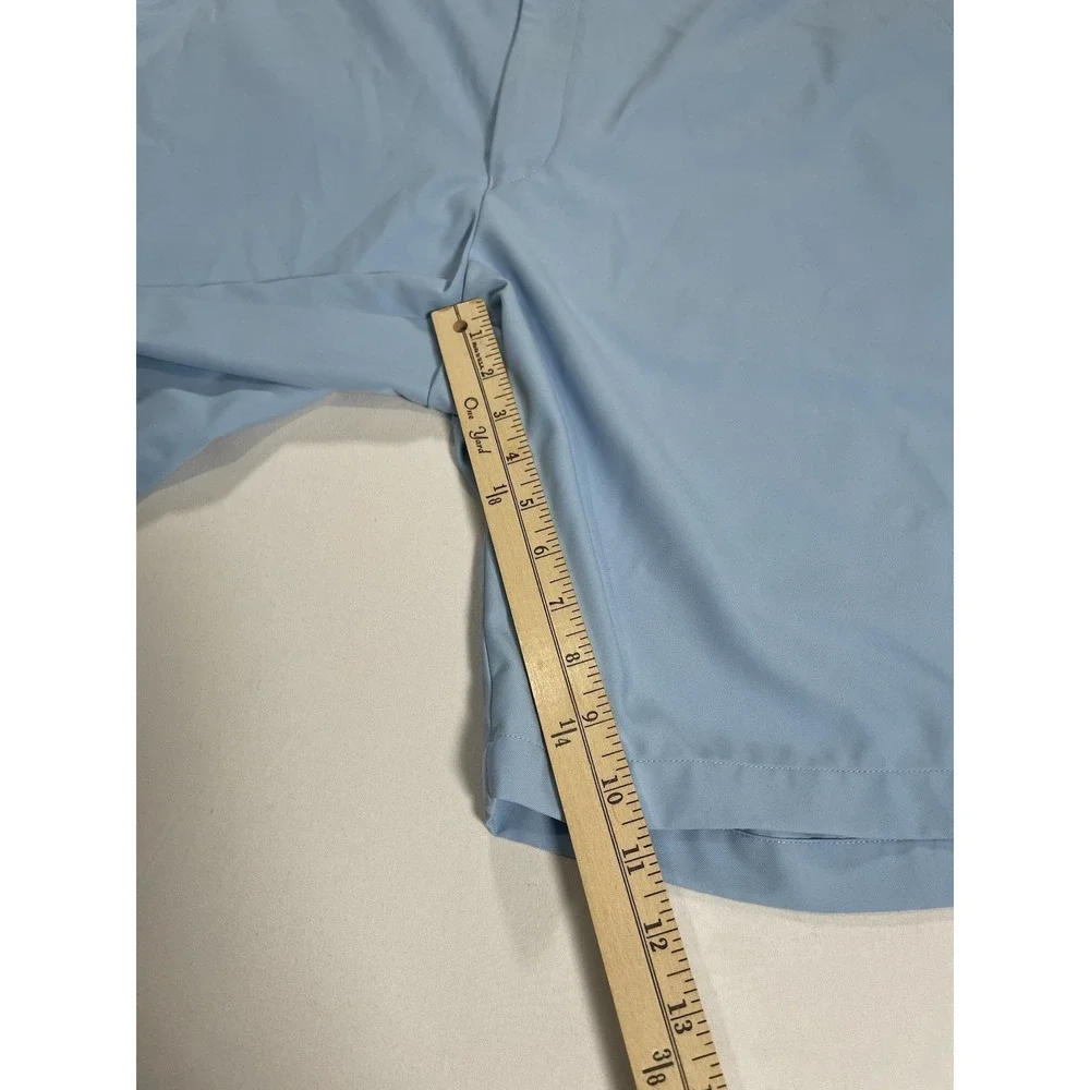 Peter Millar Salem shorts Men's 42 Performance Chino Golf Light Blue Wicking - Picture 10 of 11